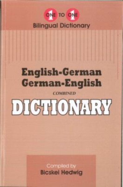 English-German & German-English One-To-One Dictionary