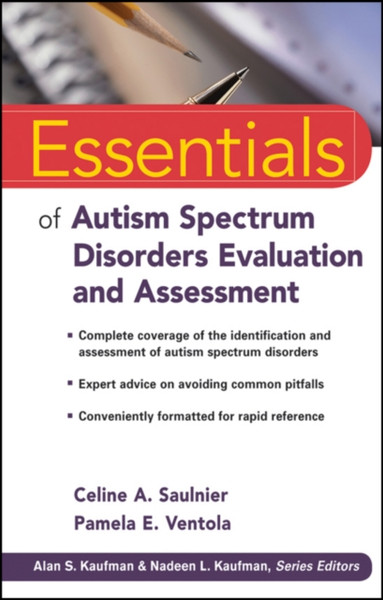 Essentials Of Autism Spectrum Disorders Evaluation And Assessment