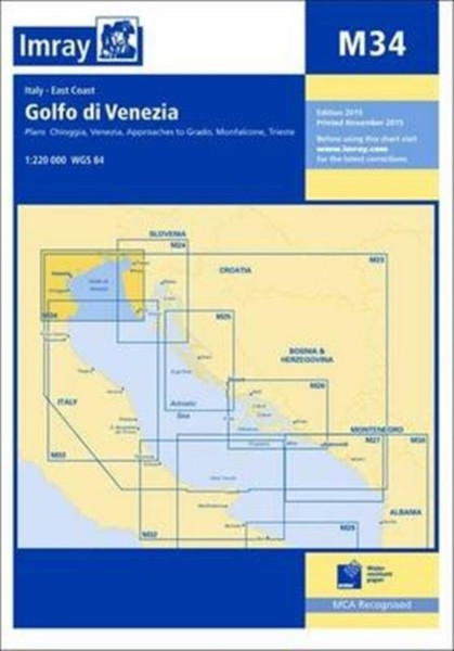 Imray Chart M34: Golfo Di Venezia