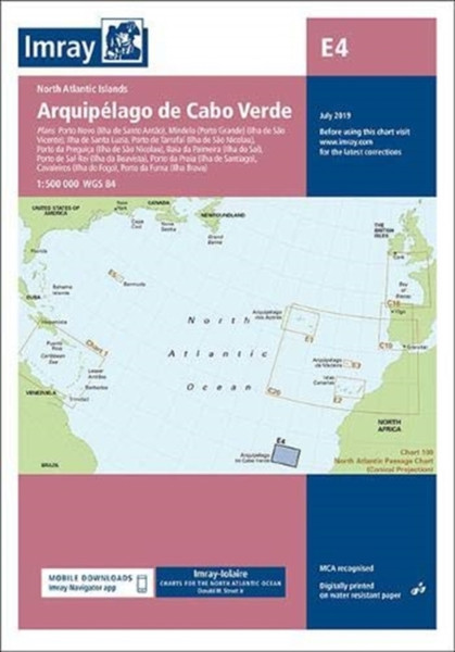 Imray Chart E4: Arquipelago De Cabo Verde