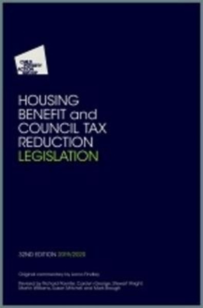 Housing Benefit And Council Tax Reduction Legislation: 2019/20