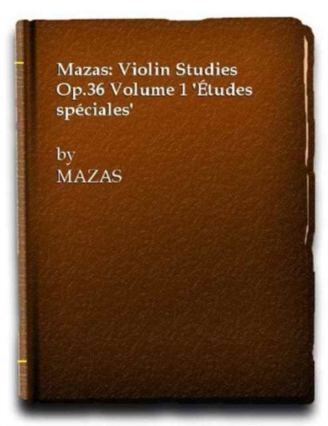 Studies Op36 Vol1 Etudes Speciales