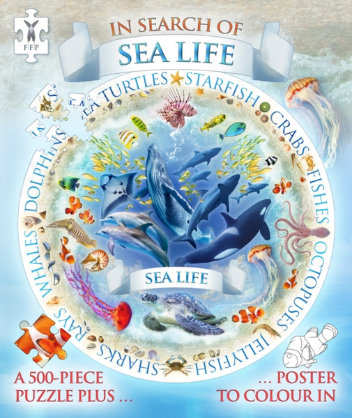 In Search Of Sea Life Jigsaw And Poster