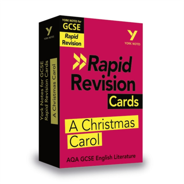 A Christmas Carol Rapid Revision Cards: York Notes For Aqa Gcse (9-1): - Catch Up, Revise And Be Ready For 2022 And 2023 Assessments And Exams