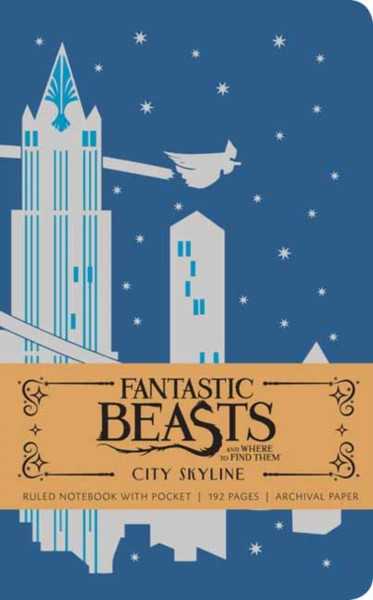 Fantastic Beasts And Where To Find Them: City Skyline Hardcover Ruled Notebook