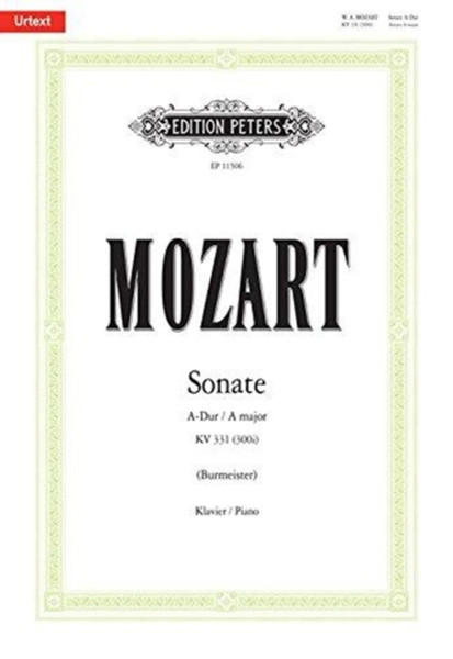Piano Sonata A Major K331 300I Urtext