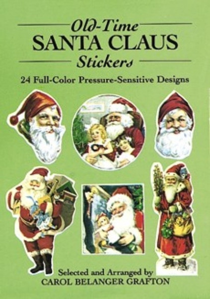 Old-Rime Santa Claus Stickers: 24 Full-Colour Pressure-Sensitive Designs