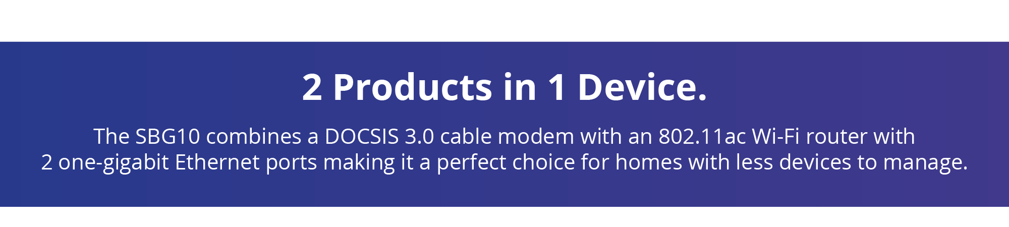2 Products in 1 Device.