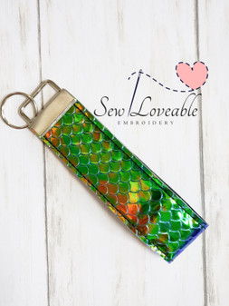 Mermaid Scale Gold Shimmer wristlet