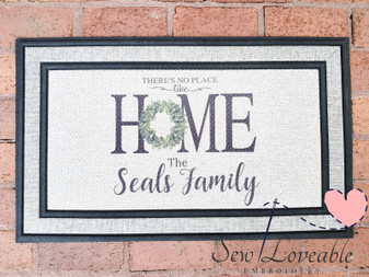 There's No Place Like Home Doormat