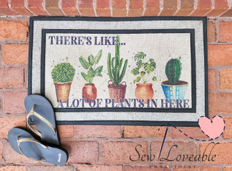 Plant Door Mat