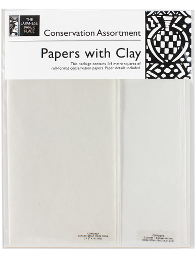 Conservation Assortment - Papers with Clay - The Japanese Paper Place
