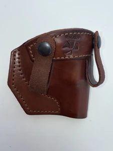 Talon Ruger LCR-S&W Defender Revolver IWB Holster W/Straps Brown RH
