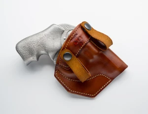 Talon Ruger LCR-S&W Defender Revolver IWB Holster W/Straps Brown LH 