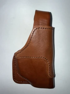 Talon Ruger LC9 Outside the Waistband Holster with Crimson Trace Laser Brown RH