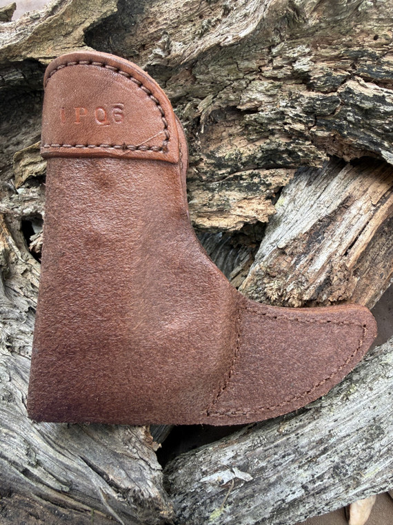 Talon Taurus TCP/Ruger LCP II Front Pocket Holster Lasermax Brown Ambi