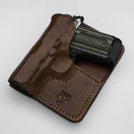Talon Sig Sauer P-938 or 238 Equinox/Kimber Micro 9 Wallet Holster w/ CT Laser Brown LH