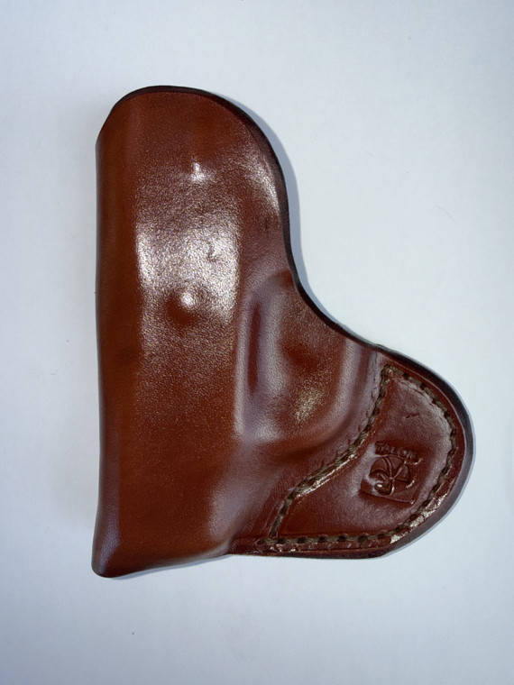 Talon Ruger LCP, Kel-Tec P3AT Front Pocket Holster Brown Ambi