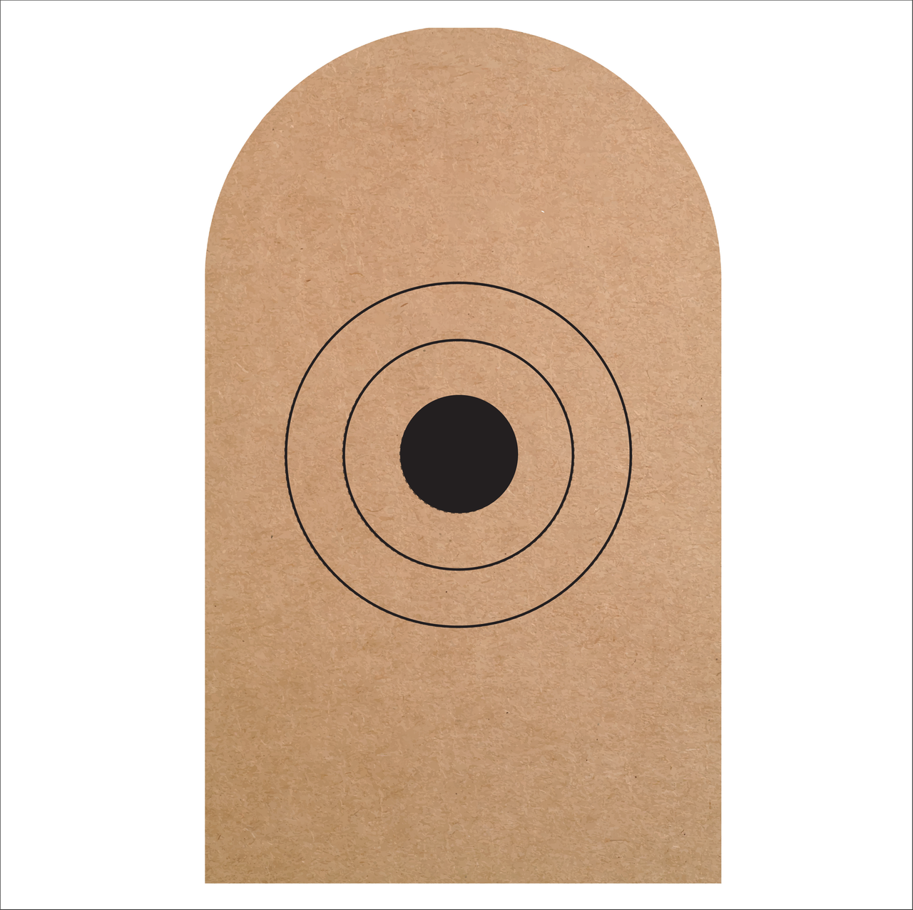 The D-1(Cardboard) is the Official NRA Bianchi Action Pistol