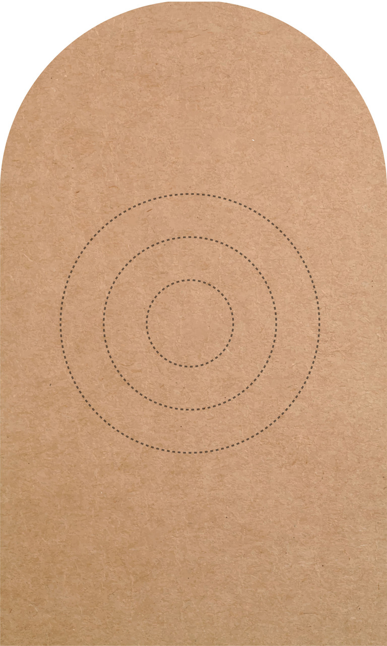The D-1(Cardboard) is the Official NRA Bianchi Action Pistol