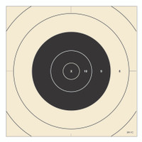 B-27E (CB) BLACK (30 X 21) (50 Target Pack) (FREE SHIPPING) - CHL Targets