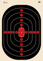 SRT - Bulls Eye Targets - Tactical Training (100 Target Pack)