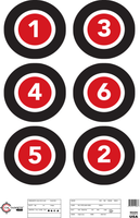 SRT - Training & Diagnostic - Big Bullseyes & Numbers (100 Target Pack)