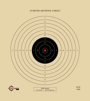 B-40 RC (RED CENTER) (100 Target Pack)