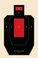 USPSA (P) (Metric) REV/RC (REVERSE/RED CENTER) (100 Target Pack) USPSA (P) (Metric) REV/RC (REVERSE/RED CENTER) (100 Target Pack)