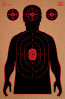 B-27E BLACK (CB) (30 X 21) (20 Target Pack)  (FREE SHIPPING)