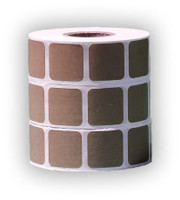 STANDARD (BROWN) Target Pasters (Pack of 3) 1000 Pasters Per Roll (Paster Size - 7/8" x 7/8") (BROWN)