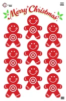 SRT - Seasonal Targets - Christmas - Gingerbread Man with Bullseyes (100 Target Pack)
