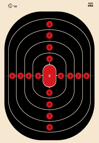 SRT - Bulls Eye Targets - Tactical Training (100 Target Pack)