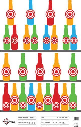 SRT - Fun & Games - Shoot The Bottles (100 Target Pack)