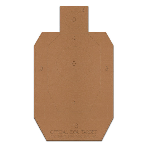 IDPA (CB) WATERPROOF (70 Target Pack) (FREE SHIPPING) - CHL Targets