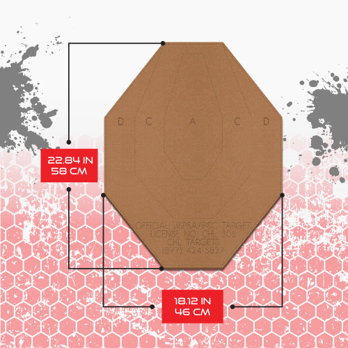 IPSC (CB) (Classic) WATERPROOF (70 Target Pack) ***FREE SHIPPING