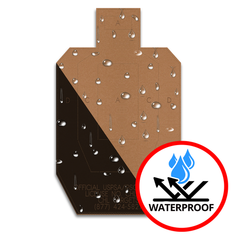 USPSA (CB) HARDCOVER (VERSION 3) WATERPROOF (70 Target Pack) ***FREE SHIPPING***