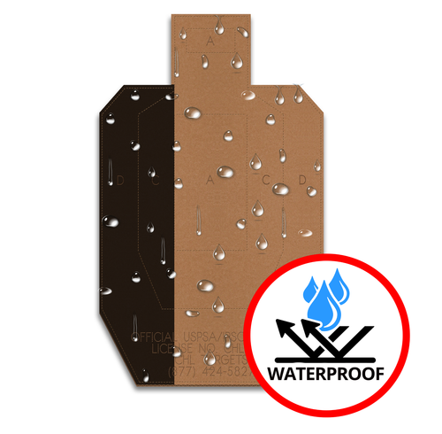 USPSA (CB) HARDCOVER (VERSION 7) WATERPROOF (70 Target Pack) ***FREE SHIPPING***