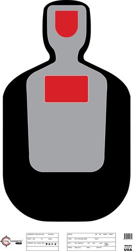 TQ-19 Red Center (100 Target Pack)