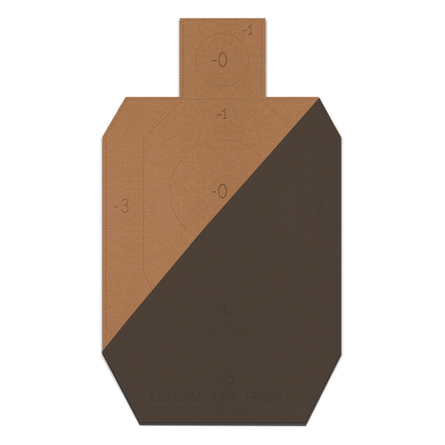 IDPA (CB) HARDCOVER (VERSION 3) (100 Target Pack) ***FREE SHIPPING***