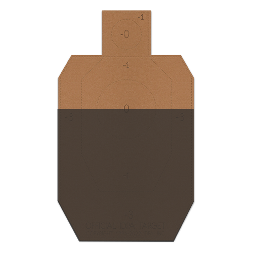 IDPA (CB) HARDCOVER (VERSION 4) (100 Target Pack) ***FREE SHIPPING***