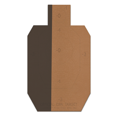 IDPA (CB) HARDCOVER (VERSION 5) (100 Target Pack) ***FREE SHIPPING***