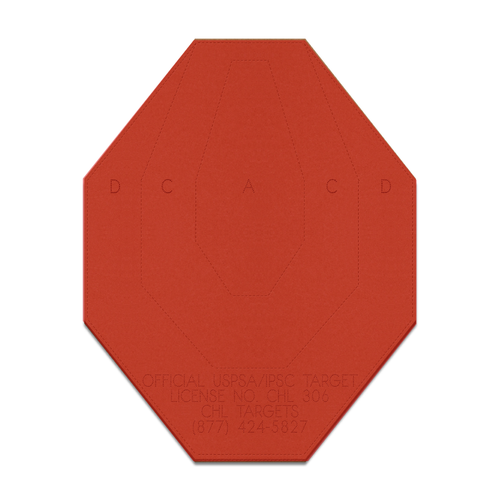 IPSC (CB) NO SHOOT (RED) (100 Target Pack) ****FREE SHIPPING*****