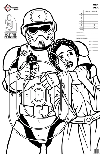 SRT - Rebel Alliance - Hostage Target (100 Target Pack)