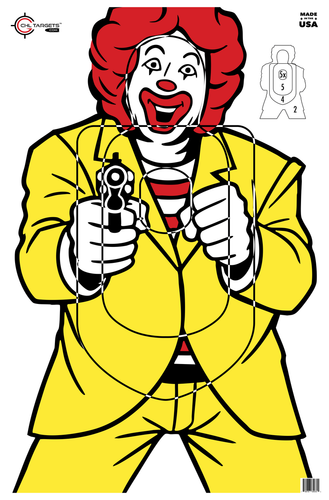 SRT - Silhouette - Bad Guy Donald McRonald (100 Target Pack)