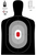 SRT - Competition Shooting - B-27E RC (RED CENTER) (100 Target Pack)