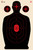 SRT - Silhouette -  Silhouette #1 BLACK w/ Red Center (100 Target Pack)