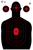 SRT - Silhouette -  Silhouette #1 BLACK w/ Red Center (100 Target Pack)