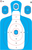 SRT - Silhouette w/ FBI-Q - BLUE (50 Target Pack)