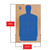 B-27 (24") (CB) BLUE (50 Target Pack) (FREE SHIPPING)